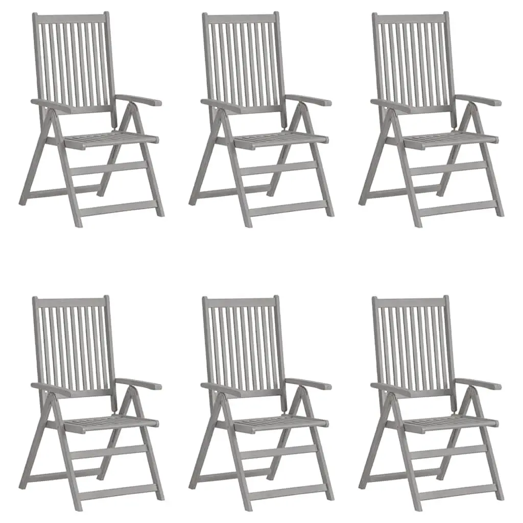 6-Piece Outdoor Reclining Chair Set