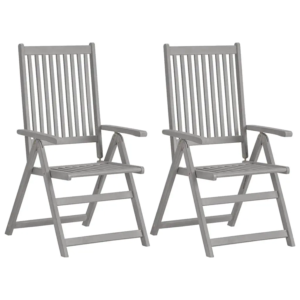 Outdoor Reclining Chair Set of 4
