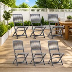 Specifications of 6-Piece Folding Outdoor Dining Chair Set