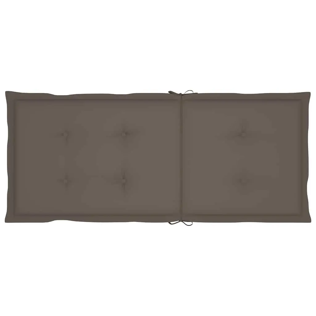 6 Teak Wood Outdoor Chairs with Cushions