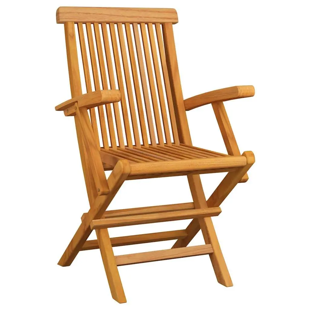 Outdoor Chairs Garden Use 4 Piece Teak Wood Patio Seating with Cushions