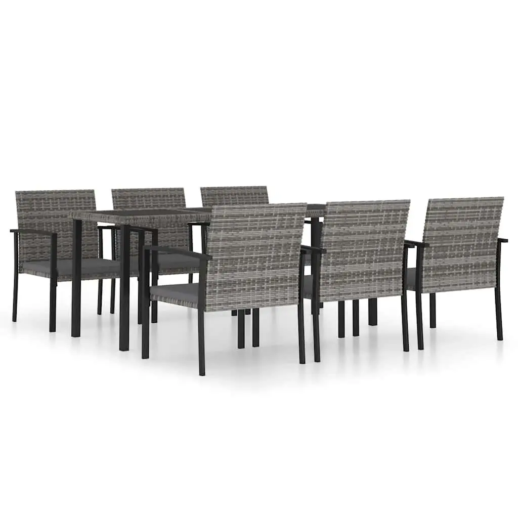 7 Piece Grey Garden Dining Set