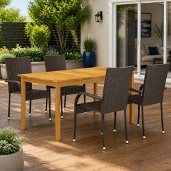 5 Piece Garden Dining Set: Specs and Features