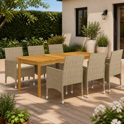 Detailed Specs of 7 Piece Garden Dining Set