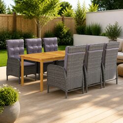 Detailed Specifications of 7-Piece Outdoor Dining Set