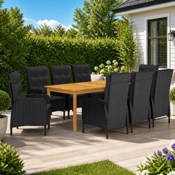 Garden Dining Set: 9 Pieces of Quality Design