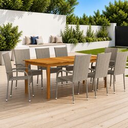 9-Piece Outdoor Dining Set Specifications and Details