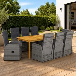Specifications of the 9 Piece Garden Dining Set