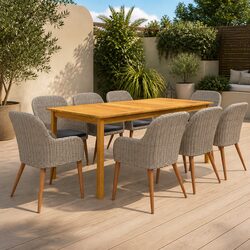 9-Piece Garden Dining Set: Specs and Details Included