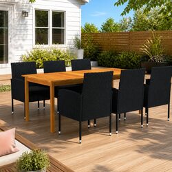 Specifications of 7 Piece Garden Dining Set - Acacia Wood