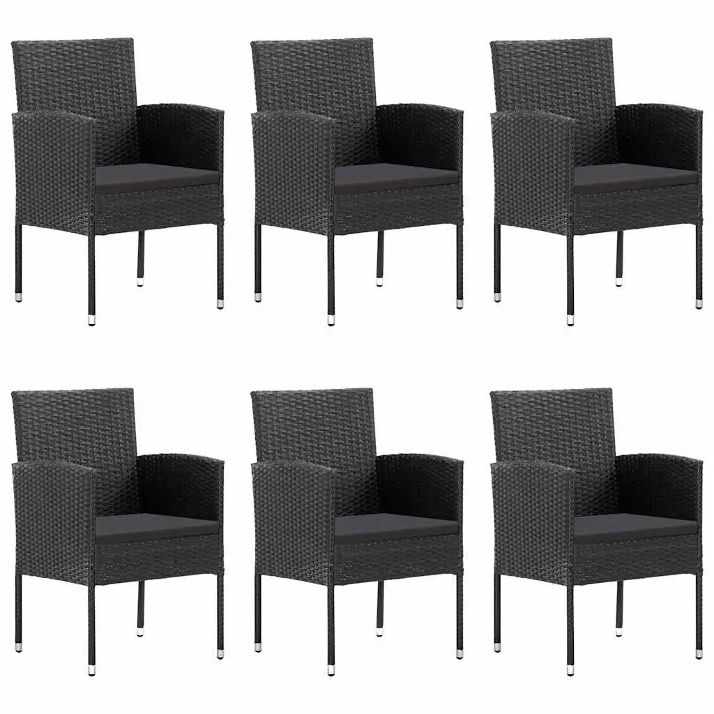 7 Piece Garden Dining Set Outdoor Use Acacia Wood Table and Chairs
