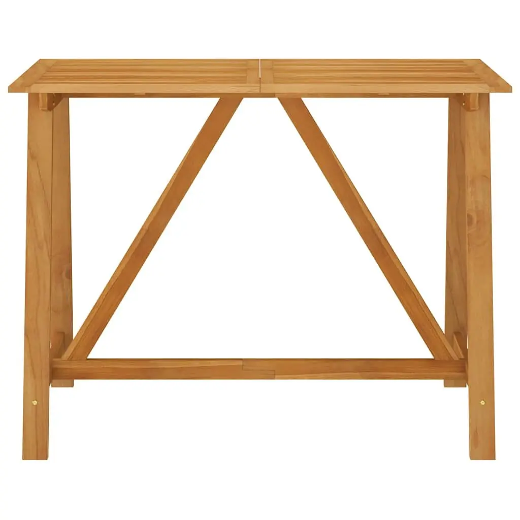 Garden Bar Set 5 Piece Outdoor Furniture Patio Table Stools Brown