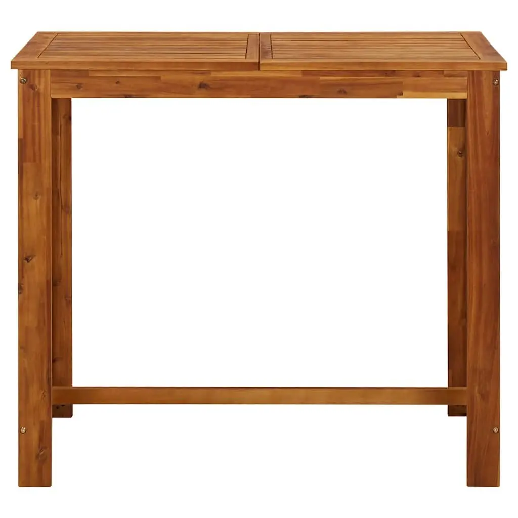 7 Piece Garden Bar Set with Acacia Wood Table and Stools