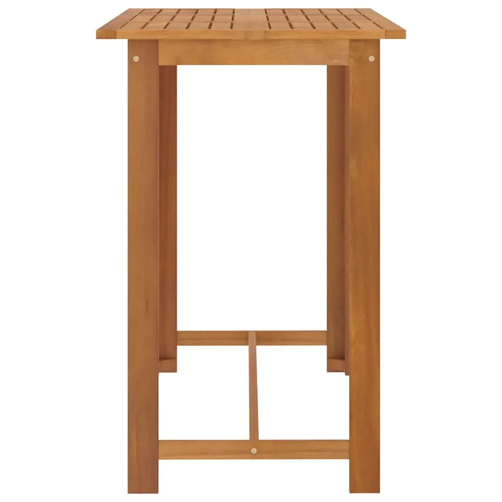 Garden Bar Set Outdoor Patio Furniture 9 Piece Brown Rattan Stools Table