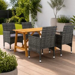 Specifications of 5-Piece Garden Dining Set: Durable Design
