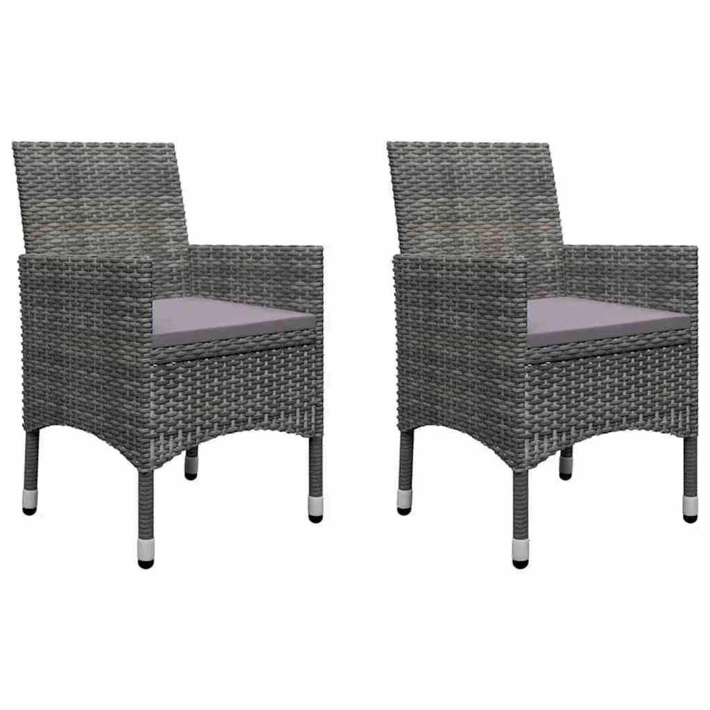 5-Piece Grey Outdoor Garden Dining Set
