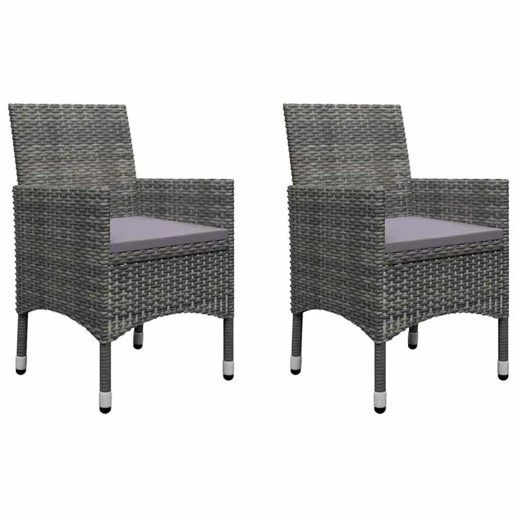5-Piece Grey Outdoor Garden Dining Set