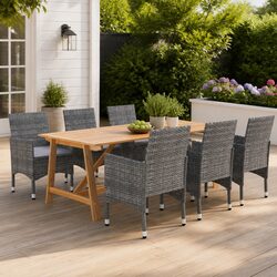 7-Piece Garden Dining Set: Specifications and Features