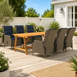 Detailed Specifications of 7 Piece Garden Dining Set