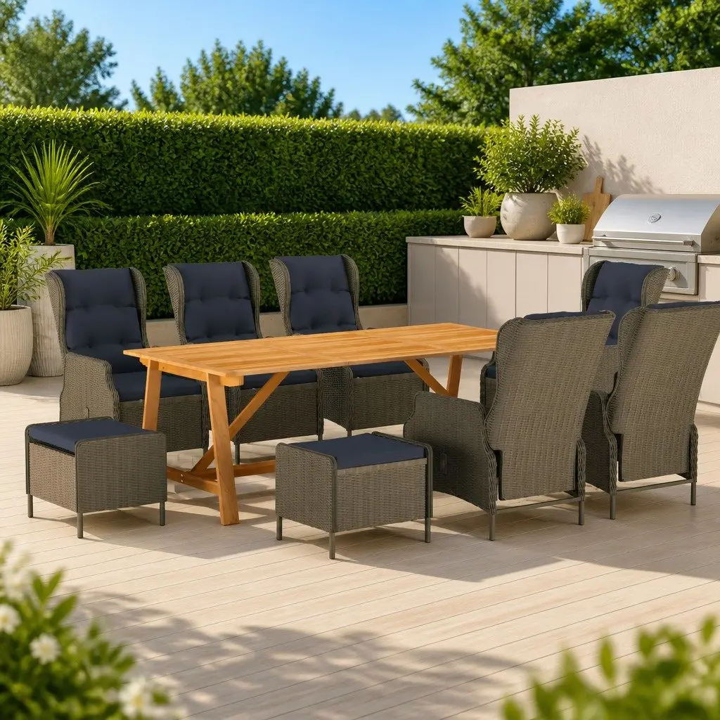 9-Piece Garden Dining Set