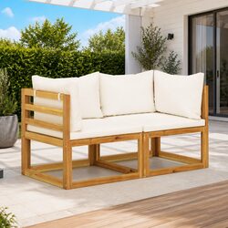 Specifications for 2-Seater Garden Bench with Cushions