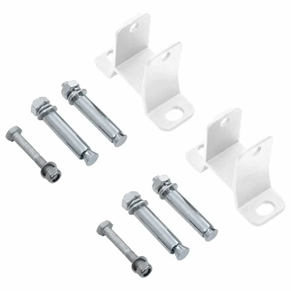 Manual Retractable Awning 400x350 cm Outdoor Patio Sun Shade Crank Handle