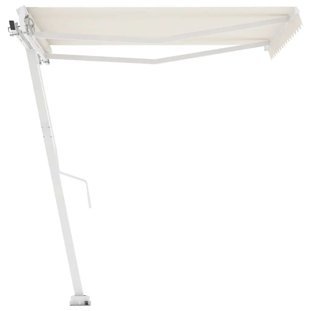 Retractable Awning Outdoor Patio Shade 300x250 cm Cream