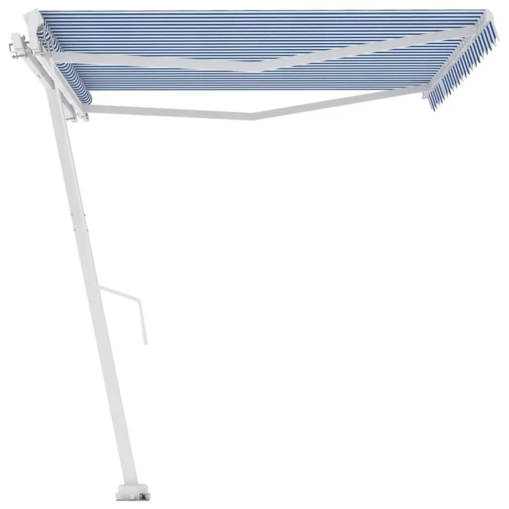 Retractable Awning Outdoor Patio 400x300cm Blue