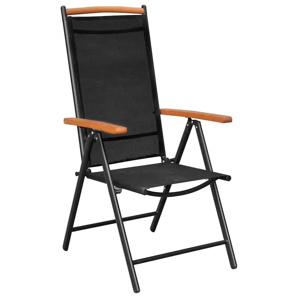 5 Piece Outdoor Dining Set with Adjustable Chairs and Table