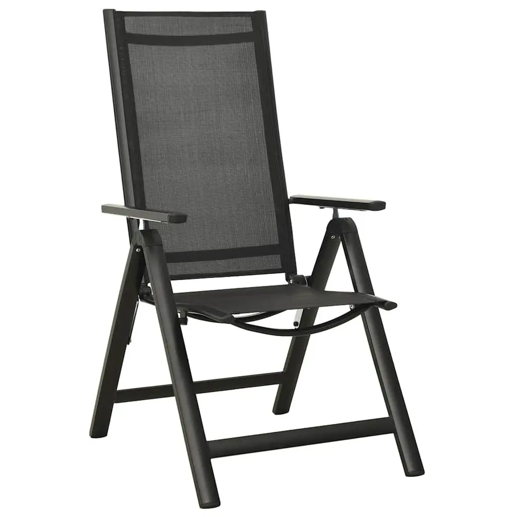 Garden Dining Set 9 Piece Outdoor Furniture Anthracite Chairs Table Patio