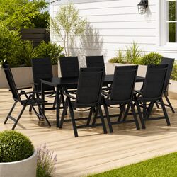 9 Piece Garden Dining Set Specifications and Details