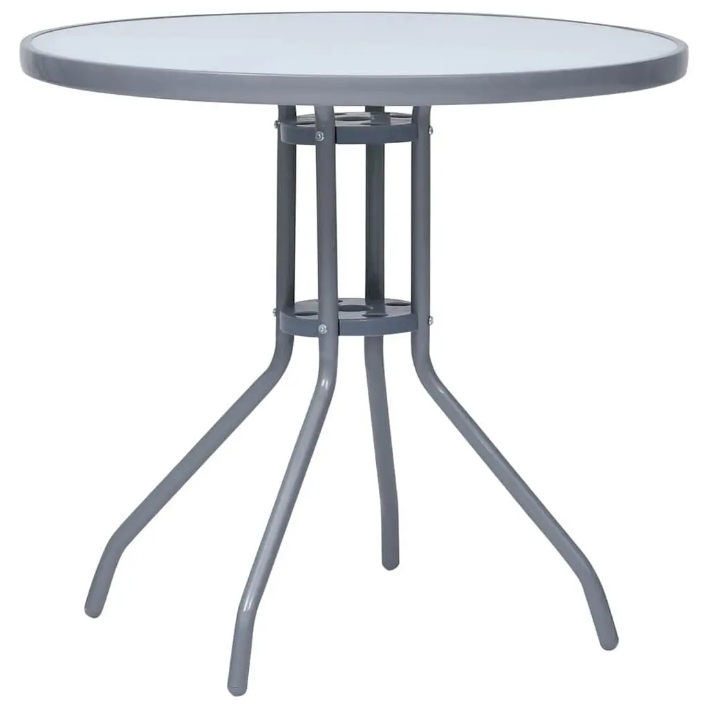 5 Piece Garden Dining Set Outdoor Furniture Aluminium Frame Textilene Chairs