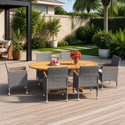 Specifications of the 7 Piece Outdoor Dining Set