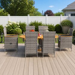 Specifications of 7-Piece Outdoor Dining Furniture Set