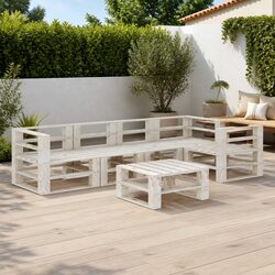 Specifications of 6 Piece Wooden Lounge Set for Outdoors
