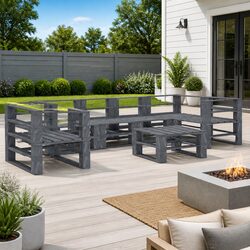 Specifications of 7-Piece Garden Pallet Lounge Set