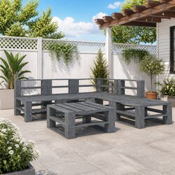 Specifications for 6-Piece Garden Pallet Lounge Set