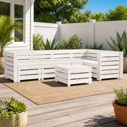 Specifications for 6-Piece Wooden Pallet Lounge Set