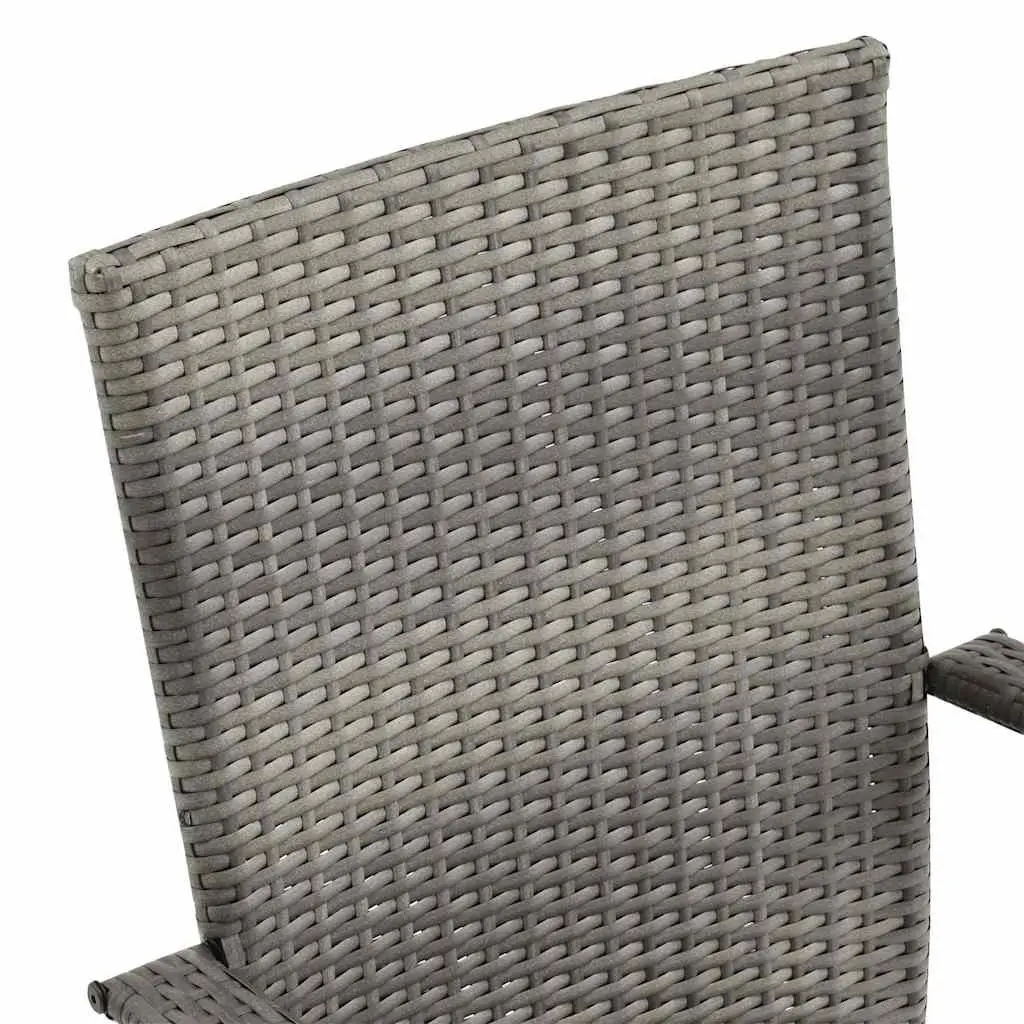 5-Piece Grey Outdoor Dining Set