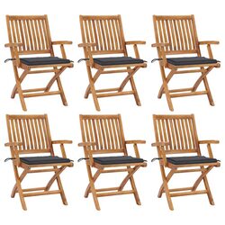Specifications for Outdoor Folding Garden Chairs Set 6 pcs