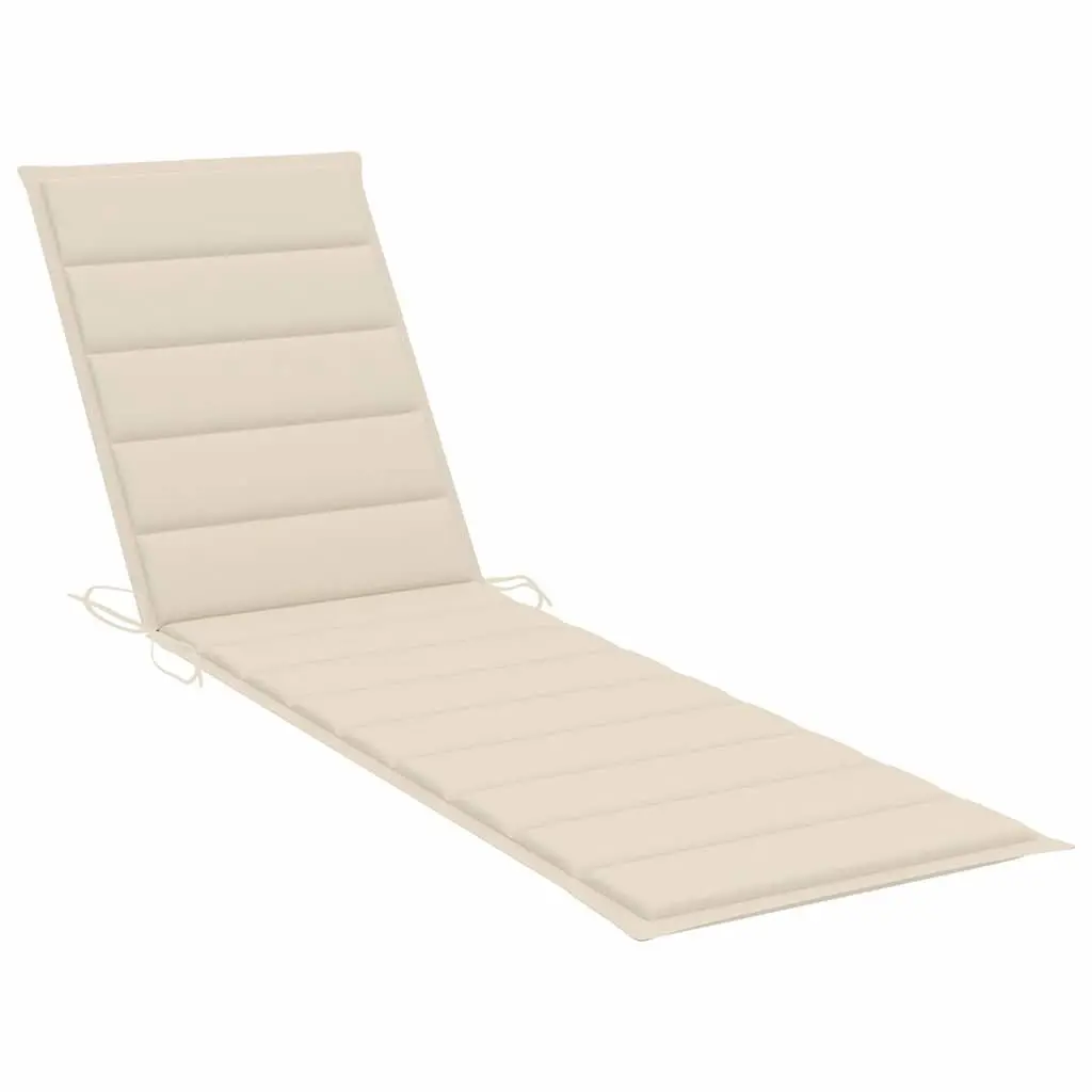 Sun Lounger Set 2 pcs with Side Table Adjustable Backrest Outdoor Garden