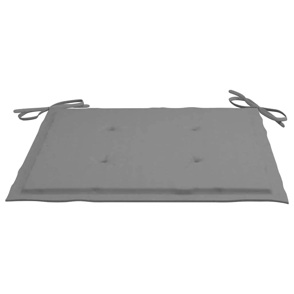 Folding Garden Chairs Outdoor Patio Seating Grey 6 Piece
