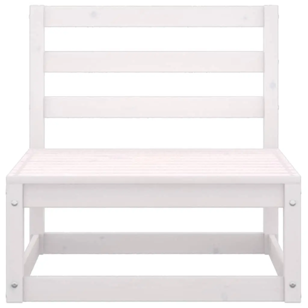 Garden Lounge Set Outdoor Furniture 8 Piece White Modular Sofa Seating