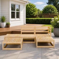 Specifications of 5 Piece Modular Outdoor Lounge Set
