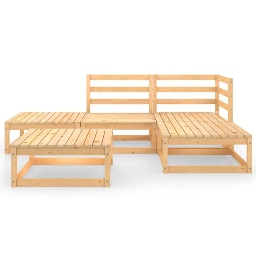 5 Piece Modular Outdoor Lounge Set