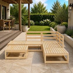 6 Piece Garden Lounge Set Specifications and Features