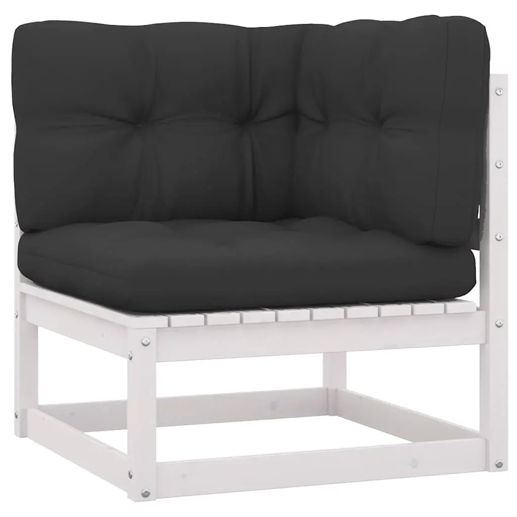 Garden Lounge Set Outdoor Furniture 8 Piece White Seating