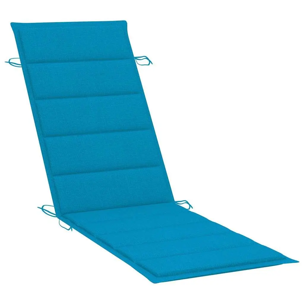 Sun Loungers for Patio Garden 2 Piece with Cushions Solid Wood Acacia