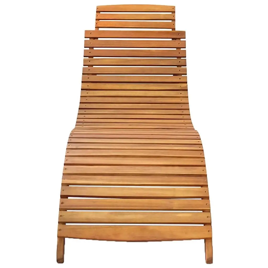 2 Folding Sun Loungers with Cushions