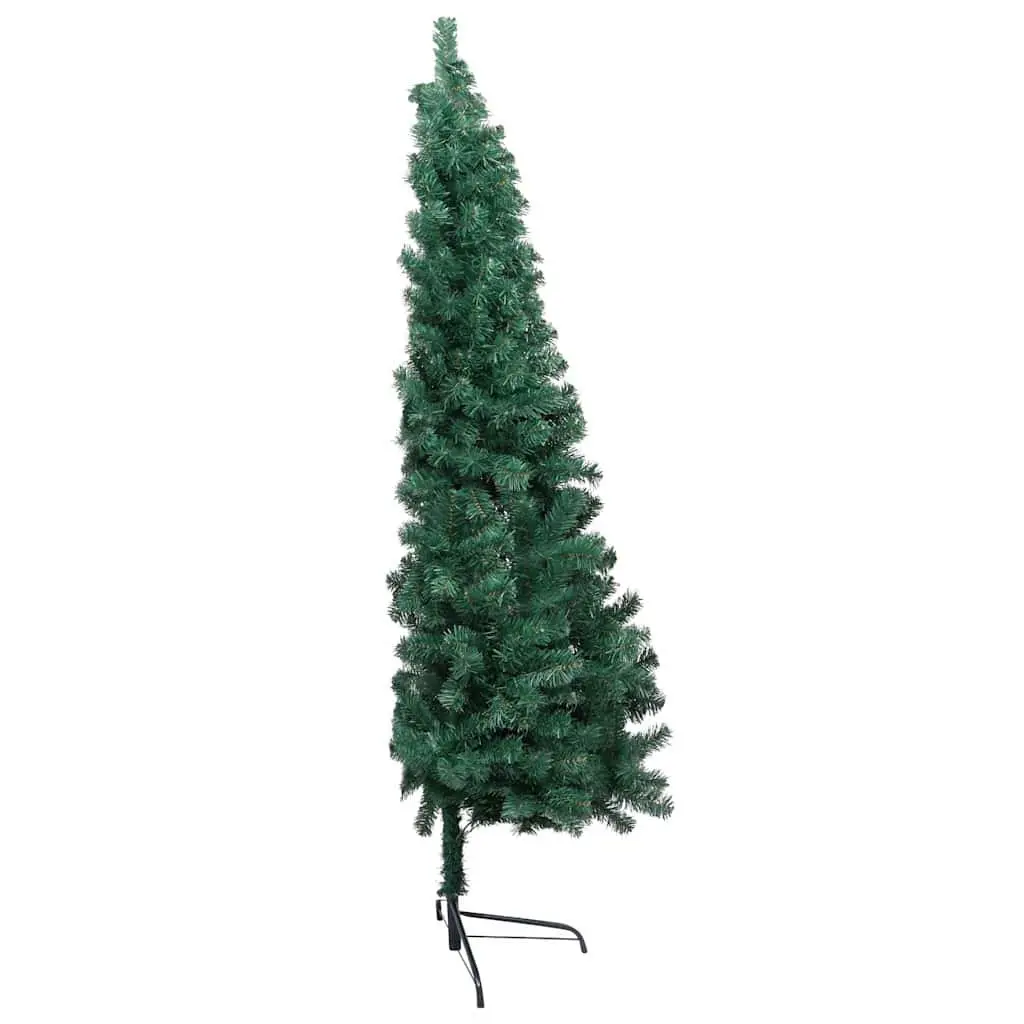 120cm Green Pre-lit Half Christmas Tree